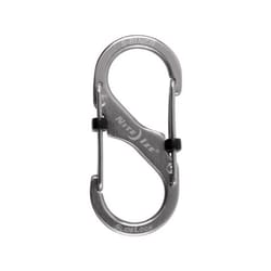 Nite Ize S-Biner SlideLock 1.85 in. D Stainless Steel Silver Carabiner Key Chain Nite Ize S-Biner SlideLock 1.85 in. D Stainless Steel Silver Carabiner Key Chain