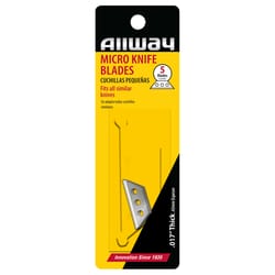 Allway Steel Single Edge Micro Replacement Blade 1-1/8 in. L 5 pk