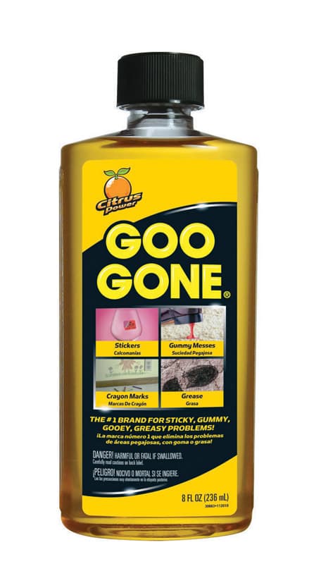 Goo Gone 8 oz. - Removes stickers, grease, gum, tar, crayon & tape