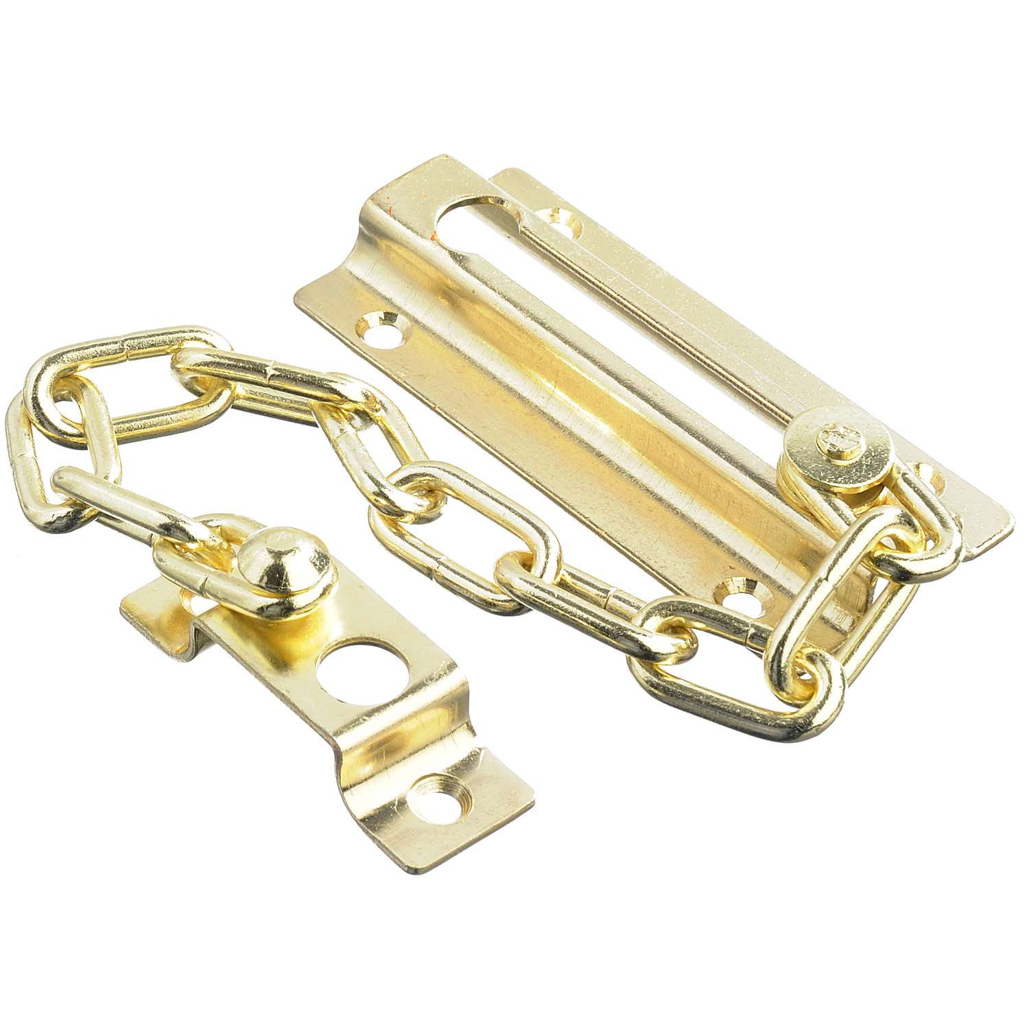 Bright Brass Chain Door Guard