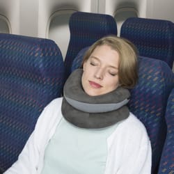 Travelon Delux Wrap-N-Rest Gray Travel Pillow