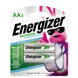 Energizer Recharge NiMH AA 1.2 V 2300 mAh Rechargeable Battery NH15BP-2 2 pk