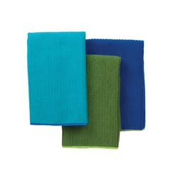 Ritz Assorted Polyester Solid Bar Mop Dish Cloth 3 pk