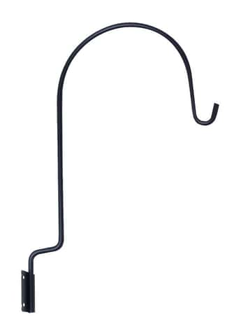 2 ~ Panacea Black Steel S-Hook Extender Hook 12 in. H Indoor/Outdoor Use 2  pk