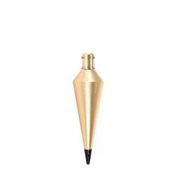 Bon 16 oz Brass Plumb Bob 9.25 in. L 1 pc