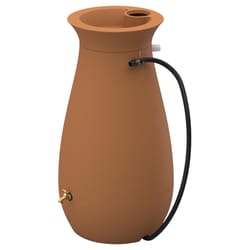 Algreen Products Cascata Terra Cotta 65 gal Rain Barrel Plastic