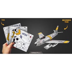 Metal Earth F-86 Sabre 3D Model Kit 46 pc