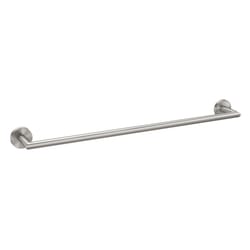 Moen Arlys Brushed Nickel Silver Towel Bar 18 in. L Zinc