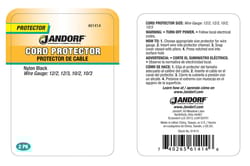 Jandorf 1 in. L Cord Protector 2 pk