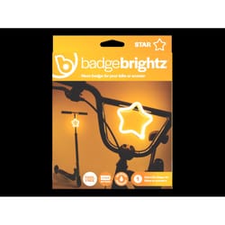 Brightz Badge Brightz  Plastic LED Bike Accessory Yellow