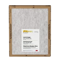 3M Filtrete 16 in. W X 25 in. H X 1 in. D Synthetic 2 MERV Flat Panel Filter 2 pk