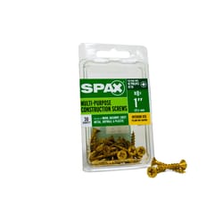 SPAX Multi-Material No. 8 Label X 1 in. L Unidrive Flat Head Serrated Construction Screws
