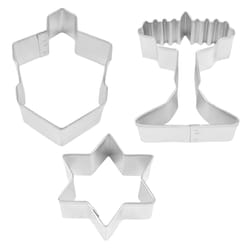 R&M International Corp Silver Steel Cookie Cutter Set