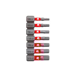 Diablo Hex 1 in. L Drive Bit Set 7 pc
