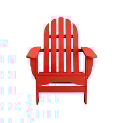 Durogreen Tangent Classic Red HDPE Frame Adirondack Foldable Chair