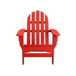 Durogreen Tangent Classic Red HDPE Frame Adirondack Foldable Chair