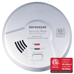 USI Hard-Wired w/Battery Back-Up Electrochemical/Ionization/Photoelectric Smoke and Carbon Monoxide