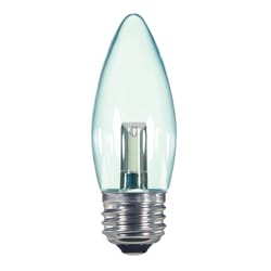 Satco B11 E26 (Medium) LED Bulb Warm White 15 Watt Equivalence 1 pk