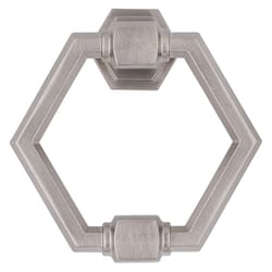 National Hardware Powell 4 in. L Satin Nickel Brass Door Knocker