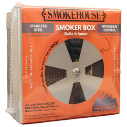 Smokehouse Stainless Steel Wood Holder 5.25 in. L X 5.25 in. W For Universal