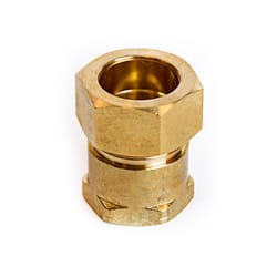 ATC 7/8 in. Compression X 3/4 in. D FPT Brass Coupling