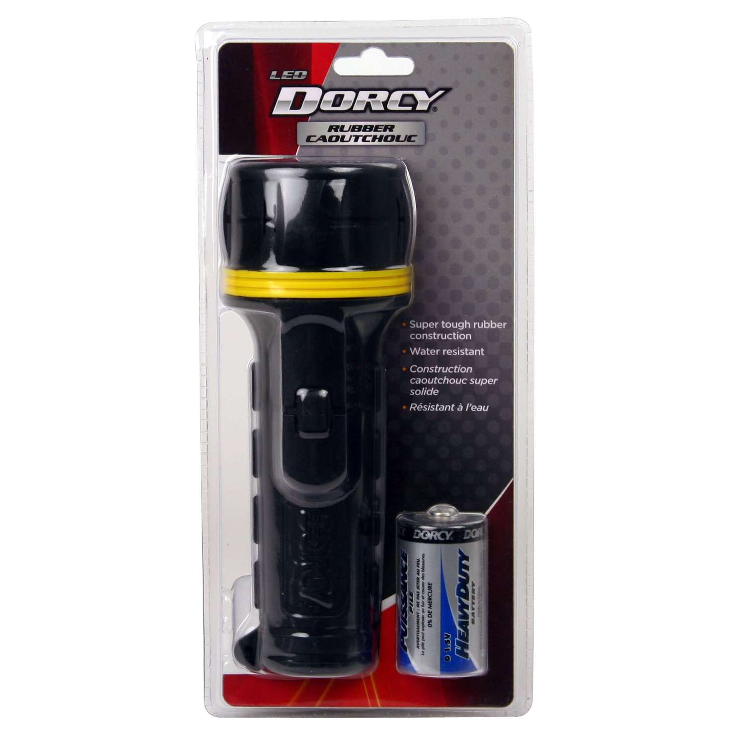 Dorcy Black LED Flashlight D Battery Ace Hardware