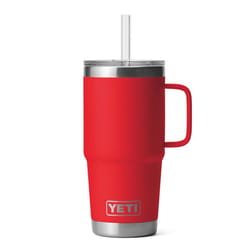 YETI Rambler 25 oz Rescue Red BPA Free Straw Mug