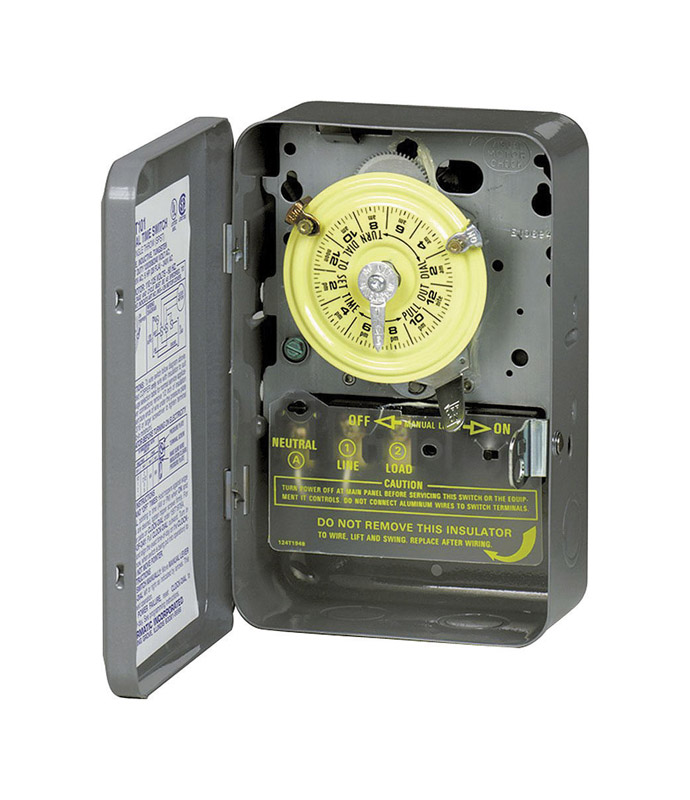 Photos - Other electrical goods Intermatic Indoor Mechanical Timer Switch 120 V Gray T103D89