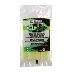 Surebonder GloStik .27 in. D X 4 in. L Glow-in-the-Dark Glue Sticks Green 15 pk