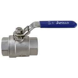 Apollo 96F Series 1 in. Stainless Steel FNPT Ball Valve Full Port