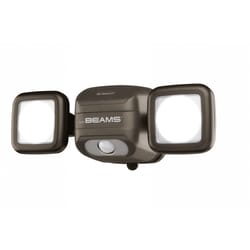 Mr. Beams High Performance Motion-Sensing Battery Powered LED Dark Brown Security Light