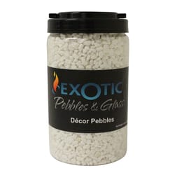 Exotic Pebbles & Aggregates White Deco Pebbles 5 lb
