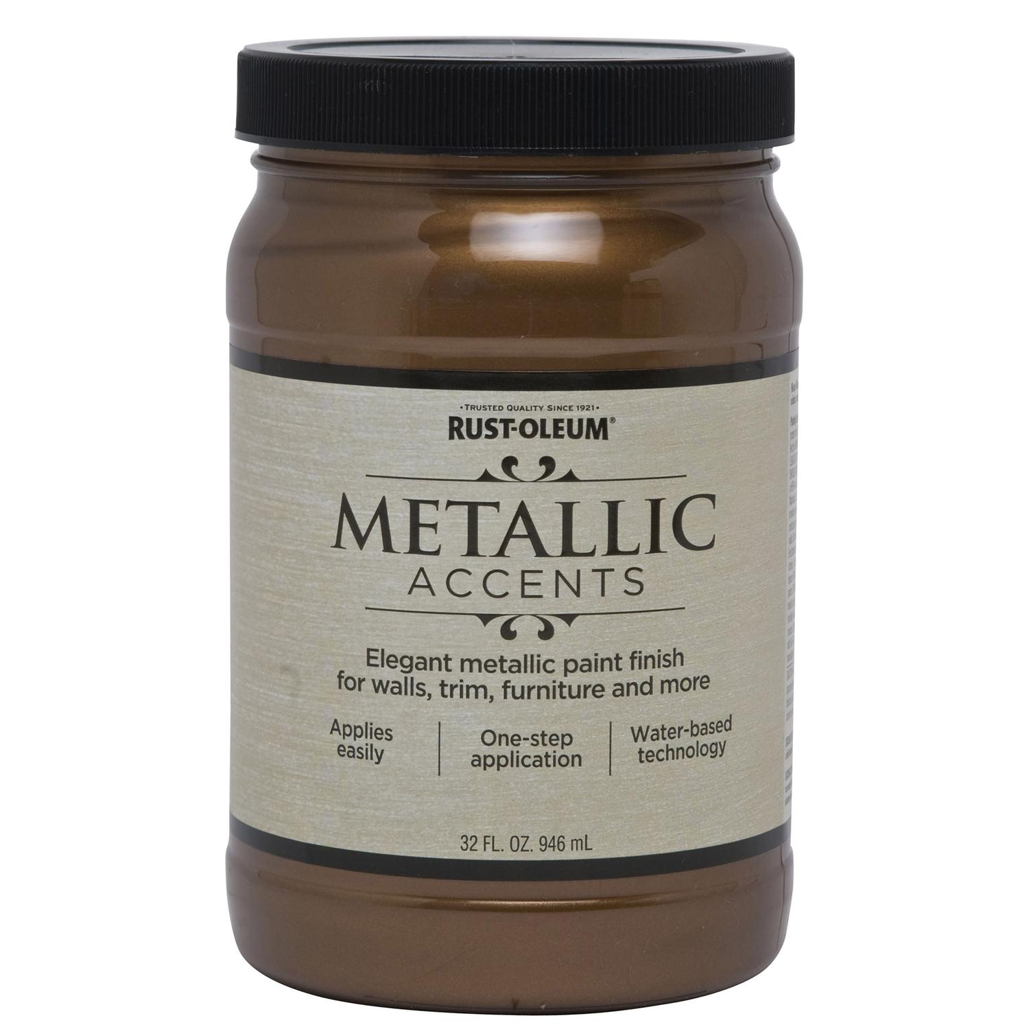 Rustoleum metallic wall paint shop