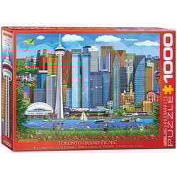 Eurographics Toronto Island Picnic Jigsaw Puzzles Multicolored 1000 pc