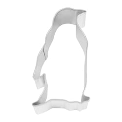 R&M International Corp International Corp 3 in. W X 4 in. L Penguin Cookie Cutter Silver 1 pc