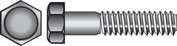 HILLMAN 1/4 in. D X 3 in. L Zinc Plated Steel Hex Bolt 100 pk