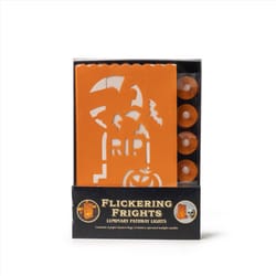 Flickering Frights Halloween White Luminary Pathway Decor