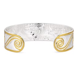 Montana Silversmiths Women's Gates of Heaven Cuff Gold/Silver Bracelet One Size Fits Most