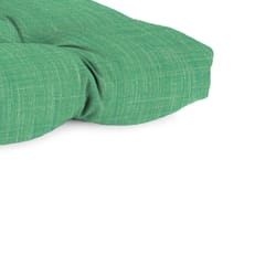 Jordan Manufacturing Green Polyester Wicker Settee Cushion 4 in. H X 19 in. W X 46 in. L
