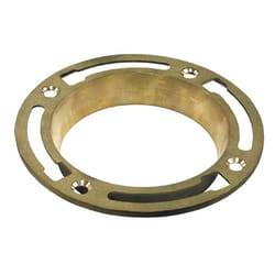 Jones Stephens Brass Closet Flange 1-1/8 in.