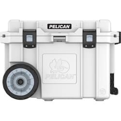 Pelican Elite White 45 qt Roller Cooler