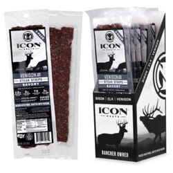 ICON Meats Venison & Beef Steak Savory Strips 2 oz Pouch
