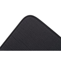 Envision Home 18 in. L X 16 in. W X 0.25 in. H Black Microfiber Dish Drying Mat