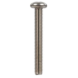 HILLMAN No. 10-32 X 1-1/2 in. L Phillips Flat Head Stainless Steel Machine Screws 100 pk