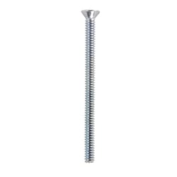 HILLMAN No. 6-32 Ga. X 2 in. L Phillips Flat Head Zinc-Plated Steel Machine Screws 100 pk