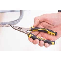 Stanley FatMax 6-3/8 in. Carbon Steel Bent Long Nose Pliers