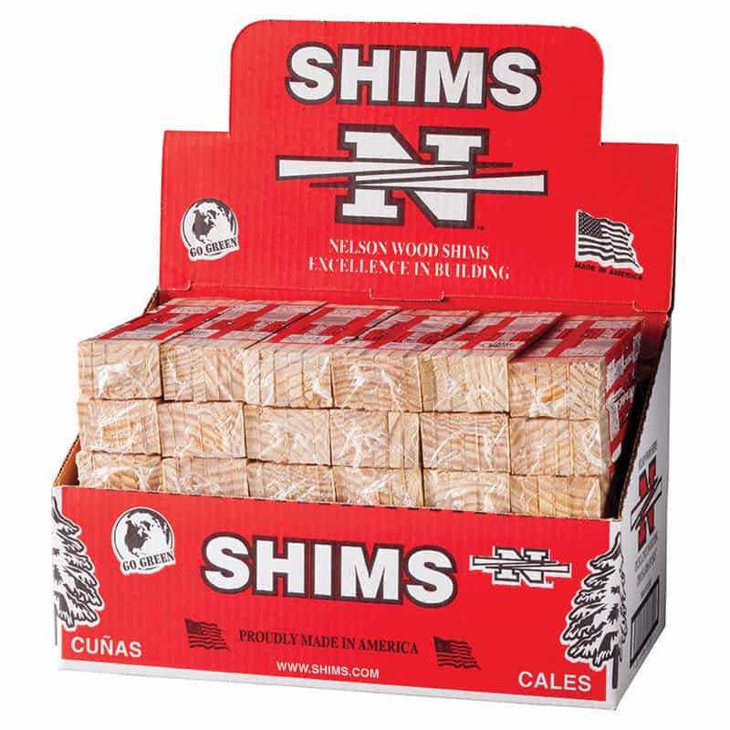 Nelson Wood Shims 1.4 in. W Wood Shim 12 pk Ace Hardware