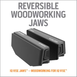 Work IQ Vise Jaws Die Cast Aluminum Woodworker's Vise