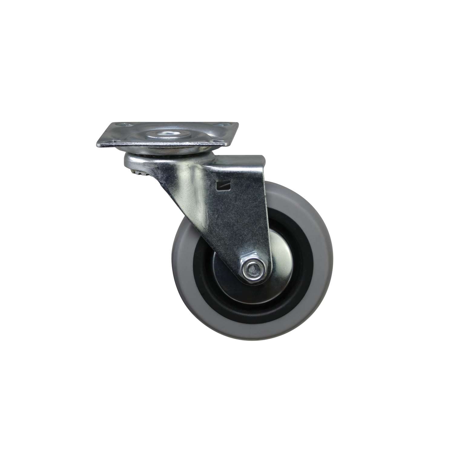 Shepherd Hardware 3 in. D Swivel Thermoplastic Rubber Caster 121 lb 1 ...