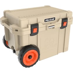 Pelican Elite Tan 45 qt Roller Cooler